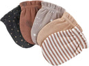 5 Pack Unisex New Born Boy Girls No Scratch Mittens Cotton Soft Baby Gloves Accessory 0-3 Months Infant Essentials by TinyTreasures Baby Boutique