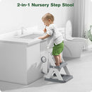 Potty Training Seat, Upgrade Toddler Toilet Seat for Kids Boys Girls, 2 in 1 Potty Training Toilet, Splash Guard Anti-Slip Pad Step Stool by TinyTreasures Baby Boutique