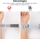 Kids Wristband Compatible with Apple AirTag, Protective Case for Air Tag GPS Tracker Holder with Nylon Bracelet, Adjustable Anti Lost Watch Band for Toddler Child Elder(Grey) by TinyTreasures Baby Boutique