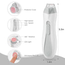 Baby Nail Trimmer Electric, 15 in 1 Baby Nail Clippers for Gentle Nail Care, Rechargeable Baby Nail File Electric with Light &15 Grinding Pads for Infant Toddler, Grey by TinyTreasures Baby Boutique