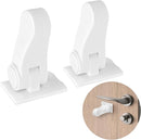 Child Proof Door Lever Lock - 2 Pack - Door Locks for Kids Safety - Door Knob Child Proof - Baby Proofing 3M Adhesive - Door Handle Child Proof - Baby Safety Locks for Toddlers - White by TinyTreasures Baby Boutique