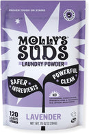 Molly's Suds Original Laundry Detergent Powder | Clean Laundry Detergent Powder for Sensitive Skin | Simple, Effective Ingredients, Stain Fighting | 120 Loads (Lavender) by CozyNest Decor