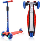 3 Wheel Scooter for Kids Ages 6-12,Kids Scooter with Light Up Wheels, Sturdy Deck Design, and 4 Height Adjustable Suitable for Kid Ages 3-12 by TinyTreasures Baby Boutique