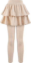 Girls School Uniform Pants Leggings with Skirts Stretch Warm Jegging 4-12 Years by TinyTreasures Baby Boutique