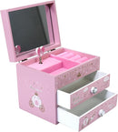 Music Jewelry Box for girls Pink Princess Castle girls jewelry box Little girl birthday christmas Gift kids jewelry box Organizer by TinyTreasures Baby Boutique