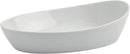 Denmark White Porcelain Chip Resistant Scratch Resistant Commercial Grade Serveware, 3 Piece Oval Serving Bowl Set by CozyNest Decor