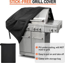 65 Inch Grill Cover Waterproof and Fade Resistant Barbecue Gas Grill Covers for Outside, All Weather Protection Compatible with Weber Char Broil Nexgrill and More Grills by GreenHaven Gardens