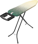 Brabantia - Ironing Board B – Solid Steam Iron Rest – Adjustable Height – Non-Slip Rubber Feet – 100% Fairtrade Cotton Cover with Foam Padding – Foldable – New Dawn – Size B (49 x 15 in) by CozyNest Decor