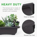 GROWNEER 6 Packs 6.5 Inch Bonsai Training Pots with Drainage Humidity Trays, Bonsai Tree Kits with 1 Repotting Mat, Growing Planter for Garden, Yard, Balcony, Office, Indoor, Outdoor by GreenHaven Gardens