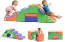 Lischwert Foam Climbing Blocks for Toddlers 1-3, Soft Play Set with Crawling Exploration Toys, Indoor Outdoor Infant Safe Blocks for Baby Gym Toddler Playground by TinyTreasures Baby Boutique
