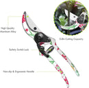 Garden Tools Set, Aluminum Alloy Garden Hand Tool 5 Piece Gardening Tools with Hand Rake, Hand Weeder, Transplant Trowel, Pruning Shears and Gardening Gloves for Outdoor Gardening Work by GreenHaven Gardens