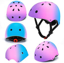 Color Gradient Adjustable Kids Bike Helmet Toddler Skateboard Helmets Boys Girls Child Ventilation Helmet for Multi-Sports Skating Cycling Scooter Balance by TinyTreasures Baby Boutique