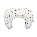 Boppy Nursing Pillow - Ergonomic Bottle & Breastfeeding Pillow with High, Firm, Large Area, Water-Repellent Cushion with Washable Cover; Baby Safety Alliance Verified - Neutral Plants and Animals by TinyTreasures Baby Boutique
