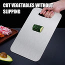 Titanium Cutting Board - 2025 New Upgrade 100% Pure Titanium Cutting Boards for Kitchen Double Sided Non Toxic Titanware Cutting Board,Hygiene Durable Dishwasher Safe Chopping Board (14"L x 10"W) by CozyNest Decor