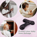 Cabinet Locks Baby Proofing, Childproof Cabinet Locks 10 Pack with Adhesive for Protecting Kids and Toddlers, Child Safety Lock for Drawer Cupboards Closet and Pantry Door (Black) by TinyTreasures Baby Boutique