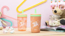 Zak Designs Unicorn Kelso Tumbler Set, Leak-Proof Screw-On Lid with Straw, Bundle for Kids Includes Plastic and Stainless Steel Cups with Bonus Sipper, 3pc Set, Non-BPA, 15 fl.oz. by TinyTreasures Baby Boutique