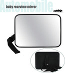 Baby Car Mirror, Universal Fit, Headrest Mount, Shatterproof, Stable, Easy Install, Compatible with Most Cars & SUVs by TinyTreasures Baby Boutique