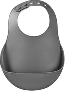 BEABA Silicone Baby Bib, Made with Soft Supple Silicone, Baby Bibs with Baby Food Catcher, Baby Essentials for Baby Feeding by TinyTreasures Baby Boutique