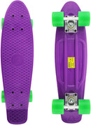 Skateboards Complete 22 Inch Mini Cruiser Retro Skateboard for Kids Boys Youths Beginners by TinyTreasures Baby Boutique