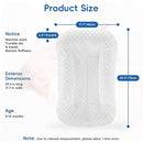 Baby Lounger for Newborn,Baby Nest for Newborn Soft Cotton Breathable for Playtime & Relaxation,Flat Babies Essentials Gifts Newborn Lounger for Boys & Girls 0-12 Months(White Bean) by TinyTreasures Baby Boutique