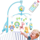 Baby Mobile for Crib with Musicial and Lights, Remote, lamp, Projector for Pack and Play, for Ages 0+ Months (Blue-Forest) by TinyTreasures Baby Boutique