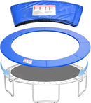 Trampoline Replacement Safety Pad, 8ft 10ft 12ft 14ft 15ft 16ft Trampoline Spring Cover with Foam Padding, No Holes for Poles, Round, Blue by TinyTreasures Baby Boutique