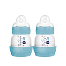 MAM Easy Start Anti-Colic Baby Bottles, Extra Slow Flow, Breastfeeding-Like Silicone Nipple Bottle, Reduces Colic, Gas, & Reflux, Easy-to-Clean, BPA-Free, Vented Baby Bottles for Newborns, 0-3 Months by TinyTreasures Baby Boutique