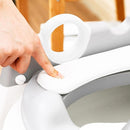 Wiifo Sturdy Potty Ladder with Soft Padded Cushion for Kids and Toddler, Step Stool Ladder for Toilet Training Seat(Grey White) by TinyTreasures Baby Boutique