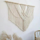 guzhiou large macrame wall hanging - Boho Tapestry Macrame Wall Decor Art- Chic Bohemian Handmade Woven Tapestry Home Decoration for Bedroom Living Room Apartment Wedding Party - 43"x32" (Beige-A) by CozyNest Decor