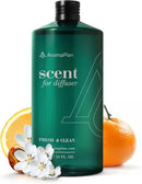 Aromaplan Scents, Clean Smelling Essential Oils, Fresh & Clean 16 Fl Oz (473ml)-Fresh Scent Essential Oil for Diffuser, USA Fragrance, Bigger Bottle, Bolder Aroma & Longer Lasting by CozyNest Decor