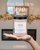 M&SENSE Coffee Candles Scented Strong, 2 Wick Jar Candle 19.4oz, 110 Hours Burning Time, Organic Natural Soy Wax Candle for Bedroom Kitchen Home Decor, Housewarming Gift for Men and Women by CozyNest Decor