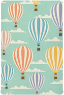 Hot Air Balloon Clouds Crib Sheets for Boys and Girls, Fitted Baby Crib Sheets Soft and Breathable Mini Crib Sheets 52 X 28 X 9 Inches by TinyTreasures Baby Boutique