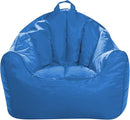 Posh Creations Structured Comfy Seat for Playrooms and Bedrooms, Large Bean Bag Chair, Malibu Lounge, Royal Blue by TinyTreasures Baby Boutique