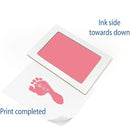 Extra Large Clean Touch Ink Pad for Baby Handprints and Footprints – Inkless Infant Hand & Foot Stamp – Safe for Babies, Doesn’t Touch Skin – Perfect Family Memory or Gift by Tiny Gifts, Pink by TinyTreasures Baby Boutique