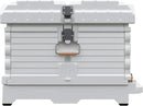 Ergo Insulated 10 Frame Bee Hive Set [NO Frames Included] (Single Hive, White Body Green Entrance) by GreenHaven Gardens