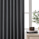 Joydeco Custom Blackout Curtains for Bedroom, 1 Panel Room Darkening Curtains & Drapes for Living Room Window Rod Pocket Back Tab (Custom Size,Dark Grey) by TinyTreasures Baby Boutique