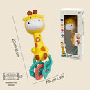 Baby Music Rattle, Teething Toys for Infants 6-12-18 Months Toddlers, Light-Up & Chew Sensory Toys for Baby Boy Girl Gifts (Giraffe) by TinyTreasures Baby Boutique
