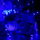 Brizled Blue Christmas Lights, 33ft 100 LED Christmas String Lights, 120V UL Certified Plug-in Xmas Tree Light Connectable Mini Xmas Light Waterproof for Home Party Wedding Indoor Outdoor Decorations by TinyTreasures Baby Boutique