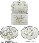 All Chic Metal Wall Planter Wall Mount Planter Wall Haning Planter Outdoor Metal Wall Planter Wall Vases for Flowers Shabby Chic Wall Decor for Rustic Farmhouse by GreenHaven Gardens