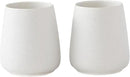 Speckled White Toothbrush Holder Set - 2Pcs Bathroom Ceramic Tooth Brushing Holders, Toothbrush Cup, Toothpaste Organizer for Countertop, Makeup Brush Holder, Pen Holder for Home Desktop Storage by CozyNest Decor