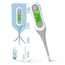 8 Seconds Digital Oral Thermometer for Adults and Kids, Accurate & Safe Baby Thermometer with Fever Alarm, 3 Backlits Display, Flexible Tip, Medical Basal Thermometer for Rectal, Underarm by TinyTreasures Baby Boutique