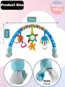 Pau1Hami1ton Baby Stroller Arch Toys, Car Seat Toys,Bouncer Toy Bar/Mobile for Bassinet,Adjustable Baby Hanging Toys Fit for Crib Bed,Stroller,Car Seat.S-19(Star) by TinyTreasures Baby Boutique