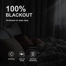 NICETOWN Plylux Blackout Curtains for Home Decor - Thermal Insulated Portable Privacy Blackout Curtains Window Treatment Drapes for Living Room Bedroom Patio Door, 1 Pair, Silver Grey, 52" W x 95" L by TinyTreasures Baby Boutique