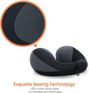 INFANZIA Kids Chin Supporting Travel Neck Pillow, Helps Support Head and Neck, Comfortably Designed for Head, Neck, and Chin Support - Ideal for Toddlers and Children,Black by TinyTreasures Baby Boutique