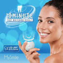 MySmile Teeth Whitening Kit with LED Light, 10 Min Non-Sensitive Fast Teeth Whitener with 3 Carbamide Peroxide Whitening Gel, Helps to Remove Stains from Coffee, Smoking, Wines, Soda, Food by CozyNest Decor