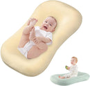Baby Lounger Pillow, Infant Lounger for 0-24 Months, Soft Cotton and Portable Baby Lounger for Home (Yellow) by TinyTreasures Baby Boutique