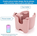 Accmor Stroller Cup Holder with Phone Holder, Bike Cup Holder, Universal Cup Holder for Uppababy Nuna Doona Strollers, 2-in-1 Cup Phone Holder for Stroller, Bike, Wheelchair, Walker, Scooter by TinyTreasures Baby Boutique