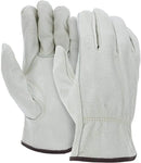 ATERET 12 Pairs Small Heavy Duty Durable Cowhide Leather Work Gloves I Driver Gloves for Truck Driving, Warehouse, Gardening, Farming by GreenHaven Gardens
