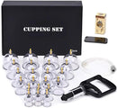 MUCHOO Cupping Set Professional Chinese Acupoint Cupping Therapy Sets Portable, Suction Hijama Cupping Set with Vacuum Magnetic Pump Cellulite Cupping Massage Kit 22-Cup by CozyNest Decor