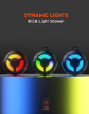 Waterproof Bluetooth Shower Speaker, Suction Cup, Small Portable Wireless IPX7 Waterproof Outdoor Speakers, Loud Stereo Sound Deep Bass, TWS Pairs, 6 Mode RGB Lights, All Ages Gift for Christmas by TinyTreasures Baby Boutique